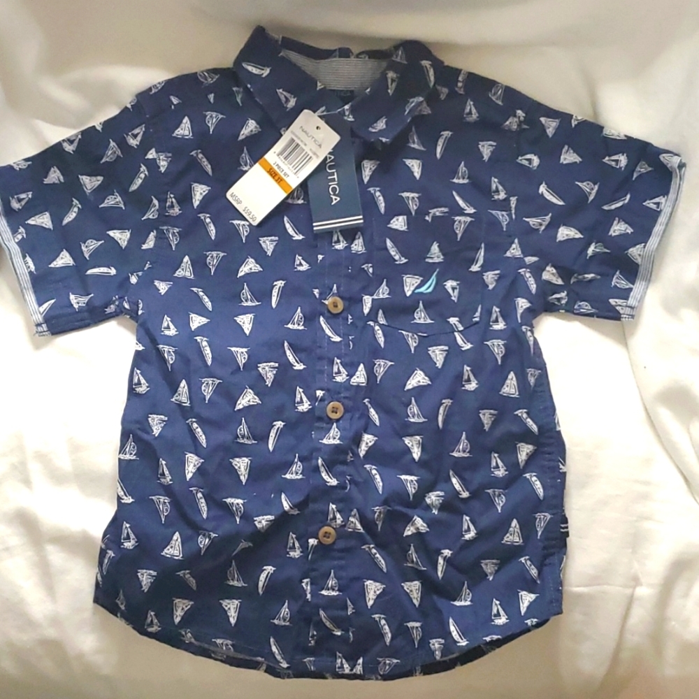 3T Nautica Button Down Shirt